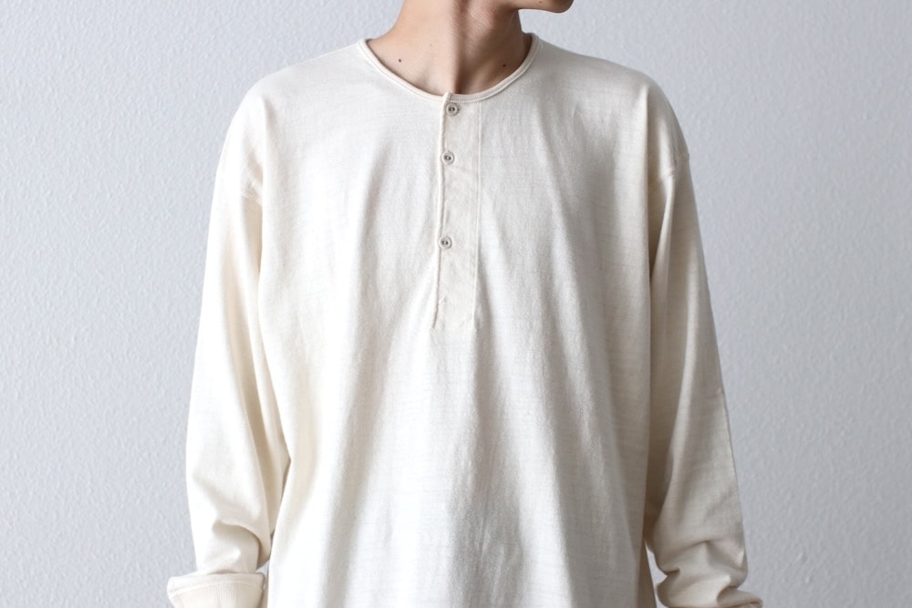 NIGEL CABOURN｜ (50s HENLEY NECK SHIRT (80490020003 110) 80490020003 Nigel Cabourn 50s HENLEY NECK SHIRT ナイジェル