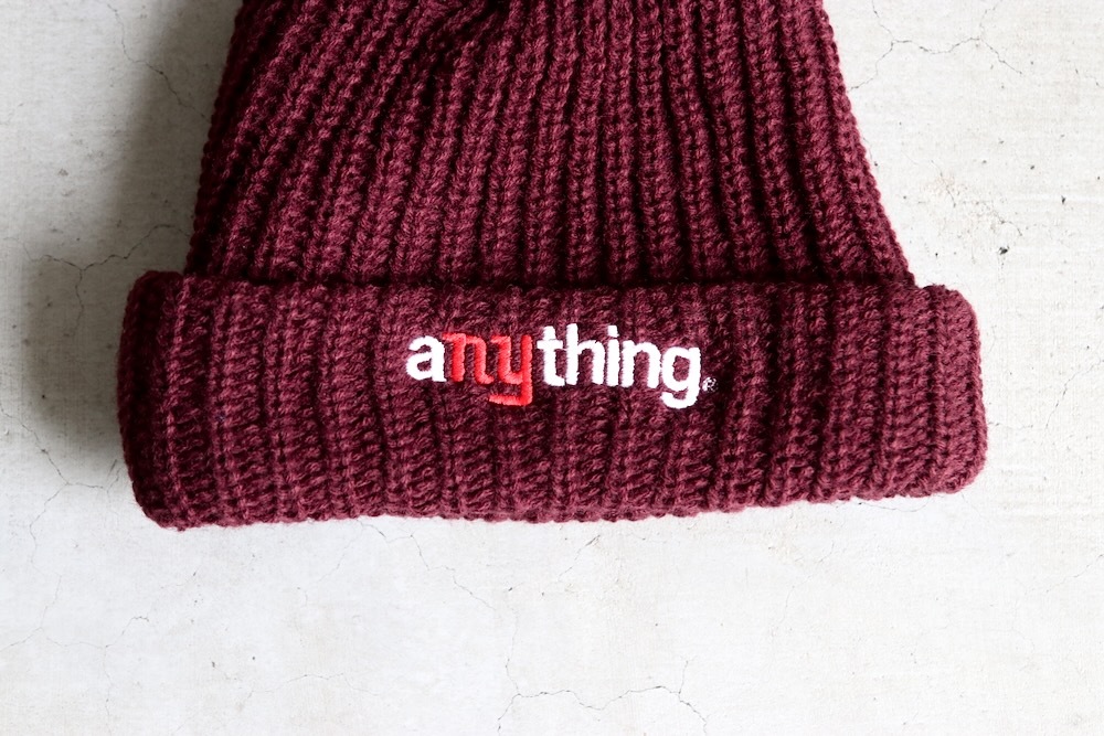 aNYthing (˥ ) "CLASSIC LOGO BEANIE"