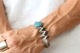 Indian Jewelry (����ǥ����� ���奨�꡼) "Silver Bangle Blue Gem Turquoise - Aaron Anderson -"
