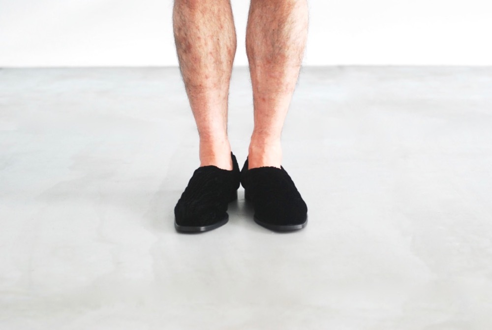 [ask] HenderScheme(���������������) "square ballet velvet quilt"