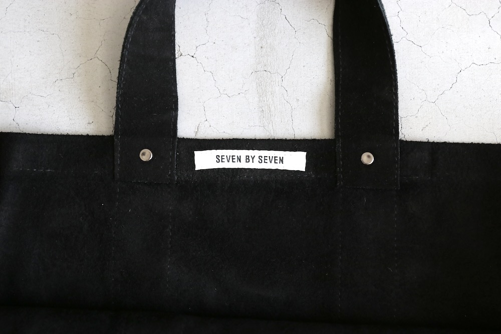 SEVEN BY SEVEN (֥Х֥) "LEATHER TOTE BAG - Cow split leather -"