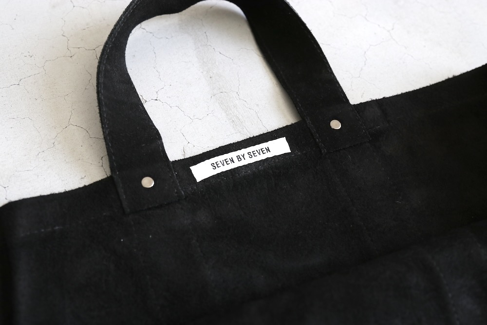 SEVEN BY SEVEN (֥Х֥) "LEATHER TOTE BAG - Cow split leather -"
