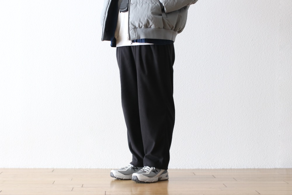 S.F.C(�������ե���) "FLEECE WIDE TAPERED EASY PANTS"