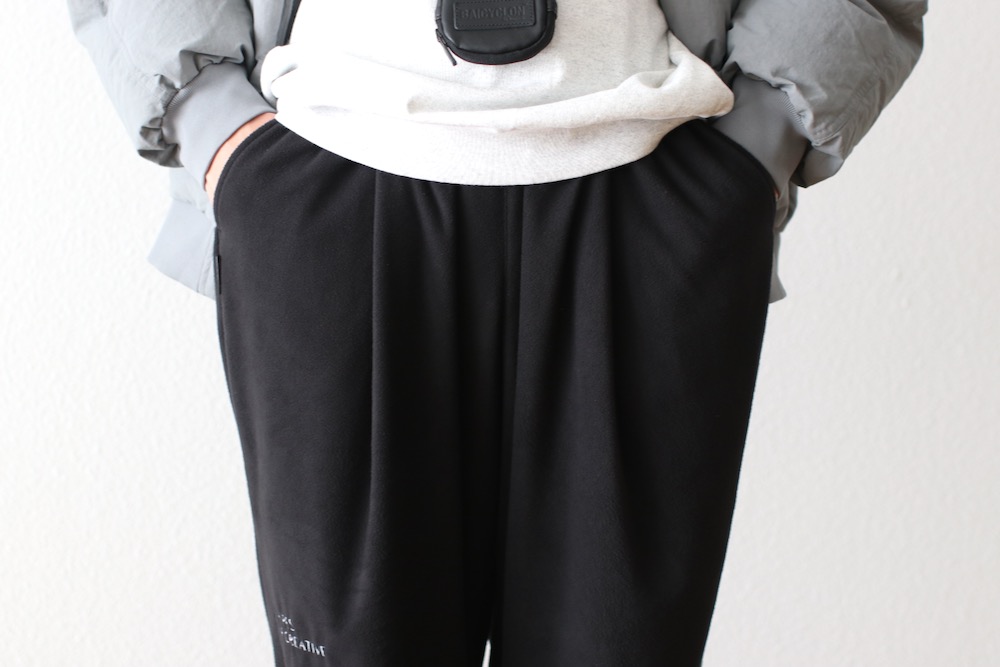 S.F.C(�������ե���) "FLEECE WIDE TAPERED EASY PANTS"