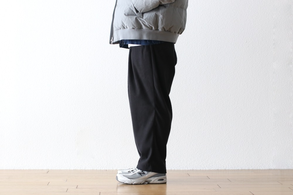 S.F.C(�������ե���) "FLEECE WIDE TAPERED EASY PANTS"