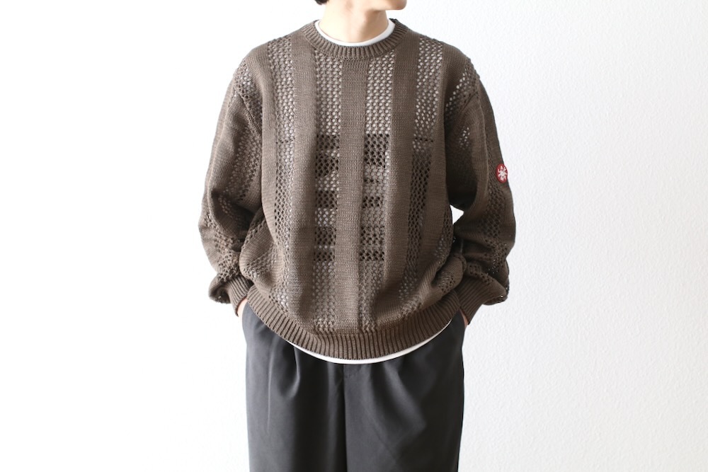 C.E(��������) "COTTON WALE STRIPE KNIT"