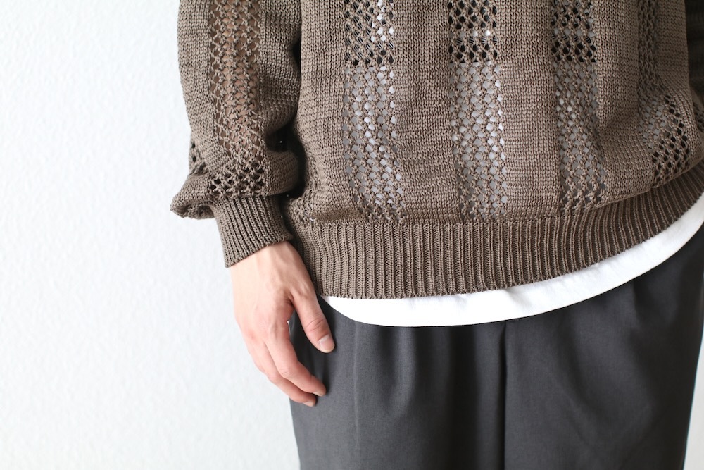 C.E(��������) "COTTON WALE STRIPE KNIT"