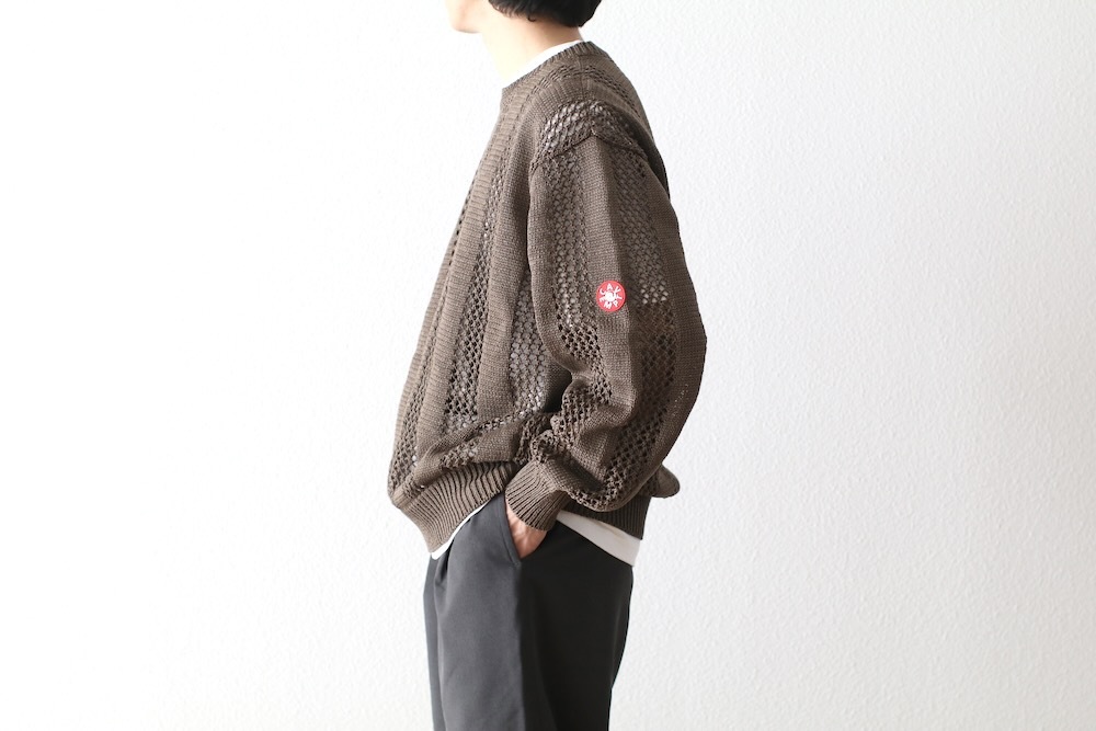 C.E(��������) "COTTON WALE STRIPE KNIT"