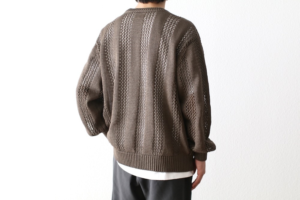 C.E(��������) "COTTON WALE STRIPE KNIT"