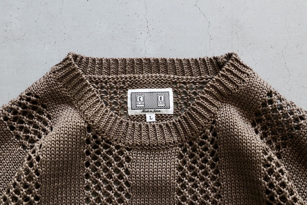 C.E(��������) "COTTON WALE STRIPE KNIT"