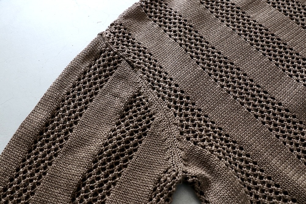 C.E(��������) "COTTON WALE STRIPE KNIT"