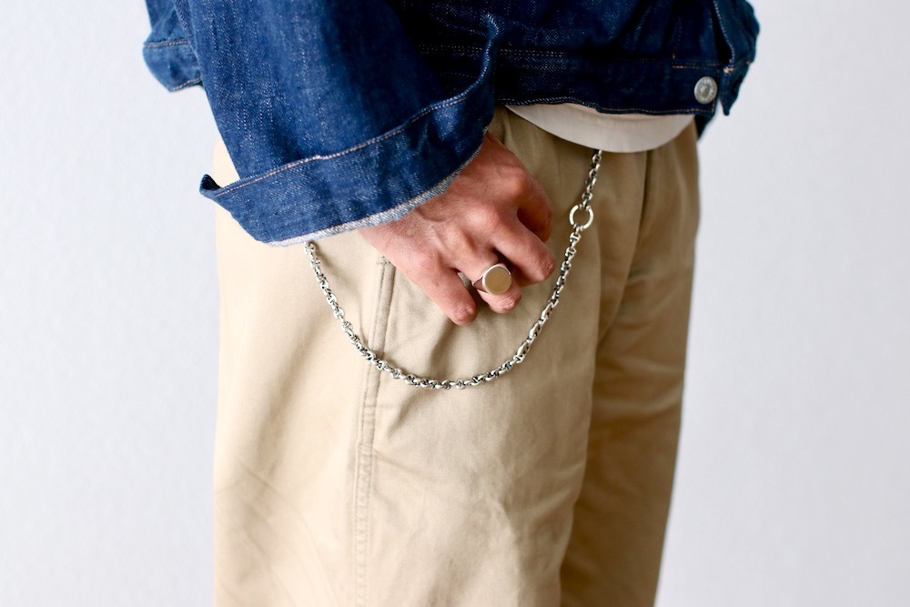 HOORSENBUHS(�ۡ�����֡���) "23inch 5mm OPEN-LINK WALLET CHAIN -Diamond & Silver 925-"