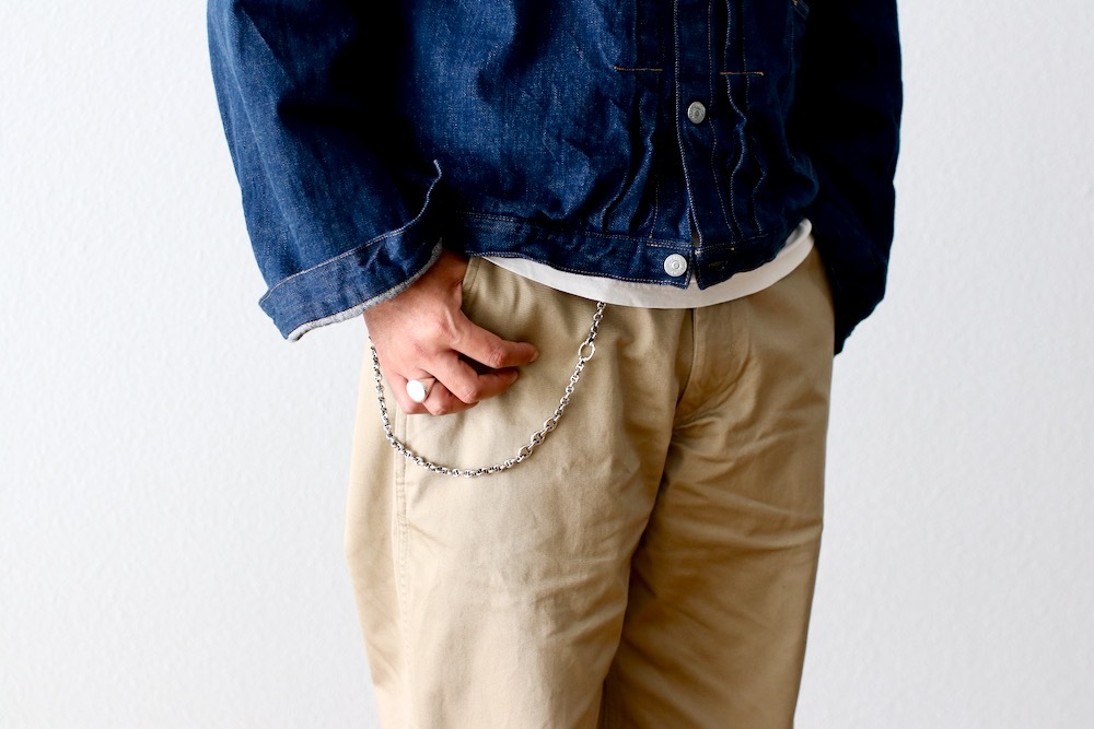 HOORSENBUHS(�ۡ�����֡���) "23inch 5mm OPEN-LINK WALLET CHAIN -Diamond & Silver 925-"