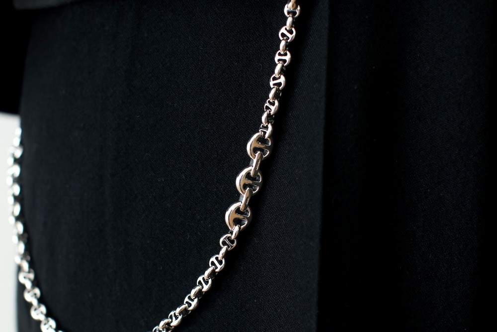 HOORSENBUHS(�ۡ�����֡���) "23inch 5mm OPEN-LINK WALLET CHAIN -Diamond & Silver 925-"