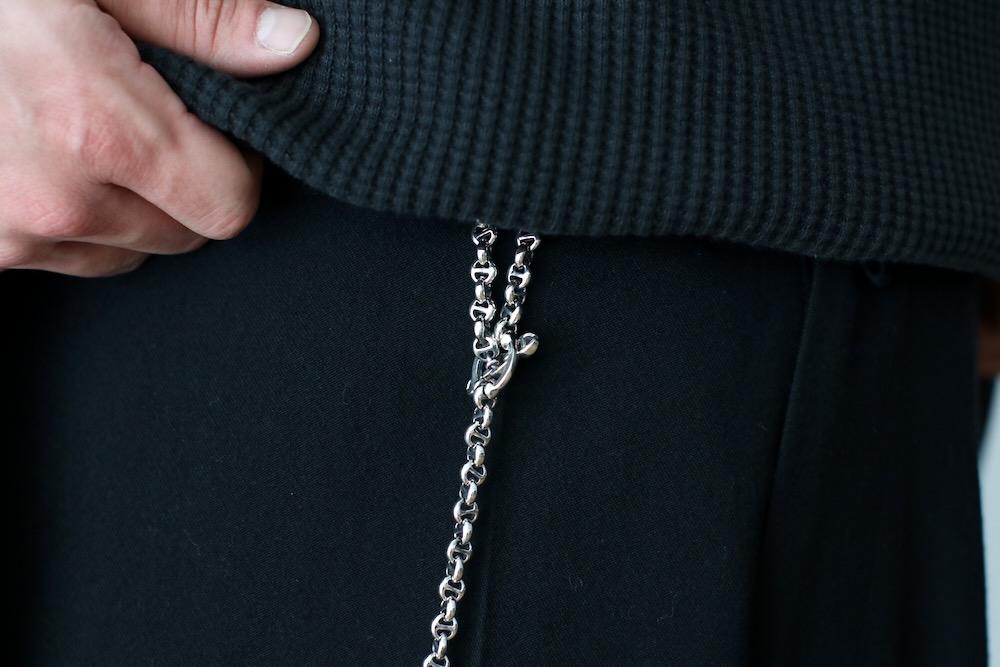 HOORSENBUHS(�ۡ�����֡���) "23inch 5mm OPEN-LINK WALLET CHAIN -Diamond & Silver 925-"