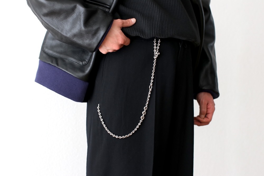 HOORSENBUHS(�ۡ�����֡���) "23inch 5mm OPEN-LINK WALLET CHAIN -Diamond & Silver 925-"