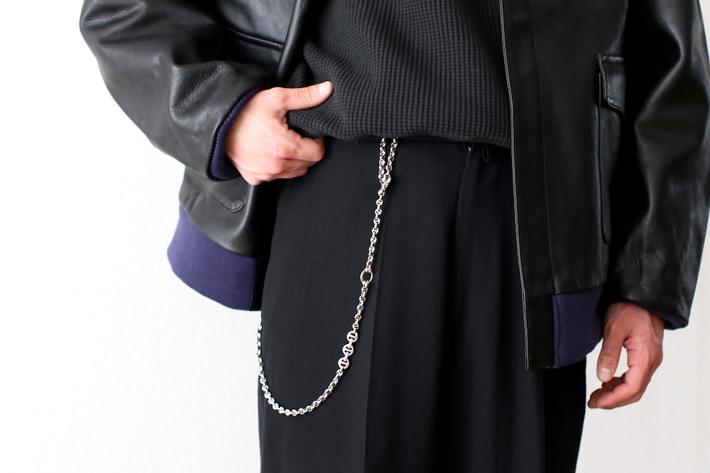 HOORSENBUHS(�ۡ�����֡���) "23inch 5mm OPEN-LINK WALLET CHAIN -Diamond & Silver 925-"