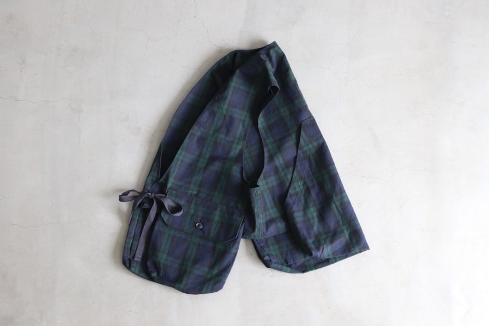 Engineered Garments (󥸥˥ɥ) "Fowl Vest - Blackwatch Cotton Linen"