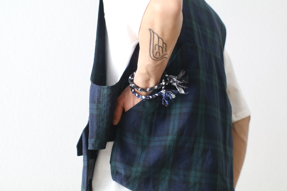【新品】24SS エンジニアードガーメンツ FOWL VEST M 10% > 40%OFF] Engineered Garments (エンジニアードガーメンツ