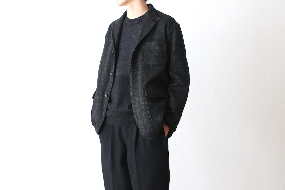 ��20%Off coupon�оݡ�Engineered Garments (���󥸥˥����ɥ�������) "Loiter Jacket - Crest Flocked Jacquard"