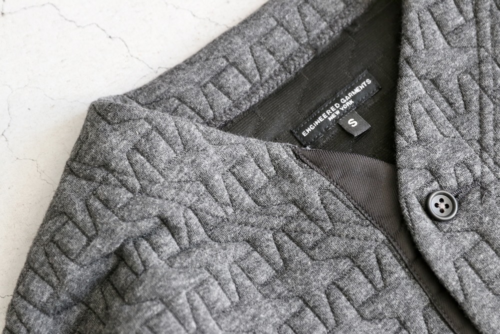 Engineered Garments (���󥸥˥����ɥ�������) "Knit Cardigan - PC Quilted Jersey"