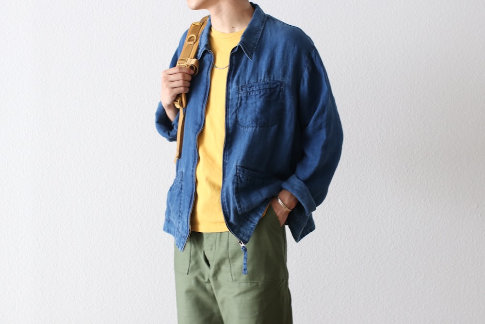 Porter Classic(ݡ饷å) "INDIGO LINEN SWING TOP"