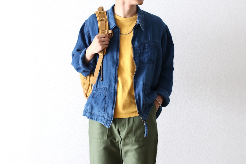 Porter Classic(ݡ饷å) "INDIGO LINEN SWING TOP"