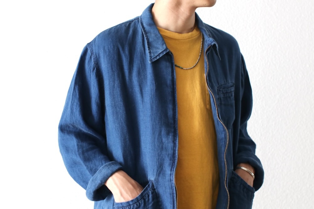 Porter Classic(ݡ饷å) "INDIGO LINEN SWING TOP"