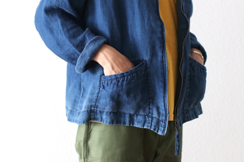 Porter Classic(ݡ饷å) "INDIGO LINEN SWING TOP"