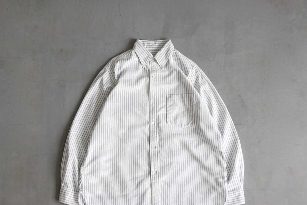 [10%OFF] nanamica(ʥʥߥ) "Button Down Stripe Wind Shirt"