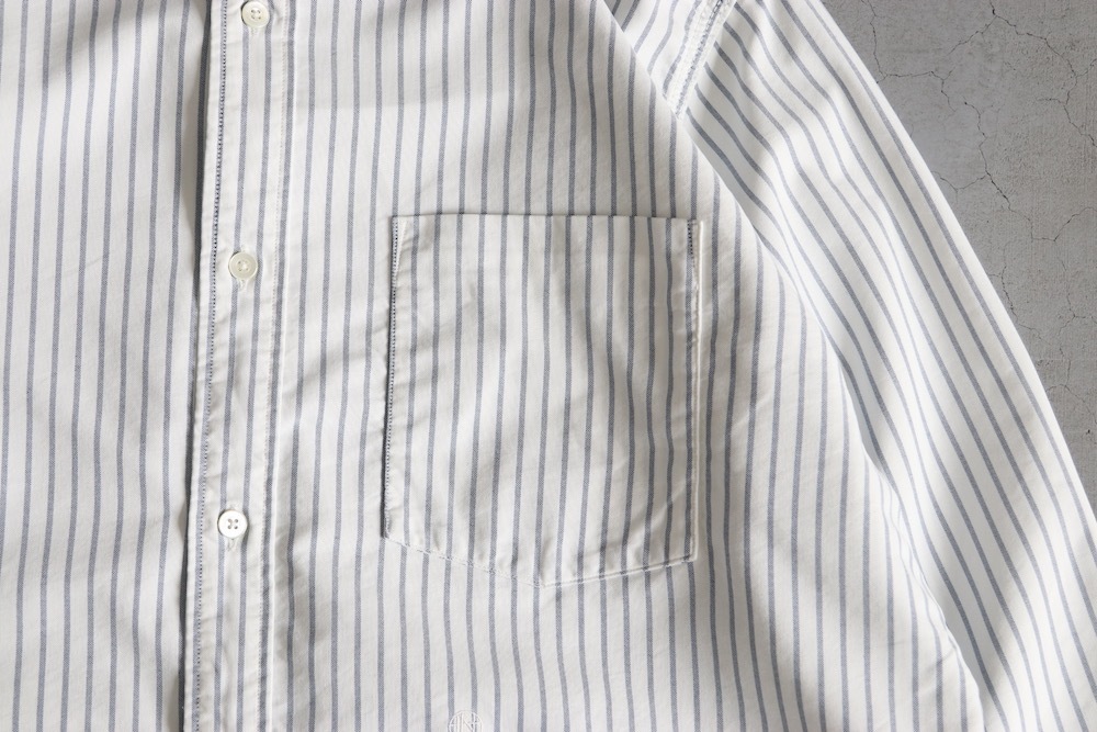 [10%OFF] nanamica(ʥʥߥ) "Button Down Stripe Wind Shirt"