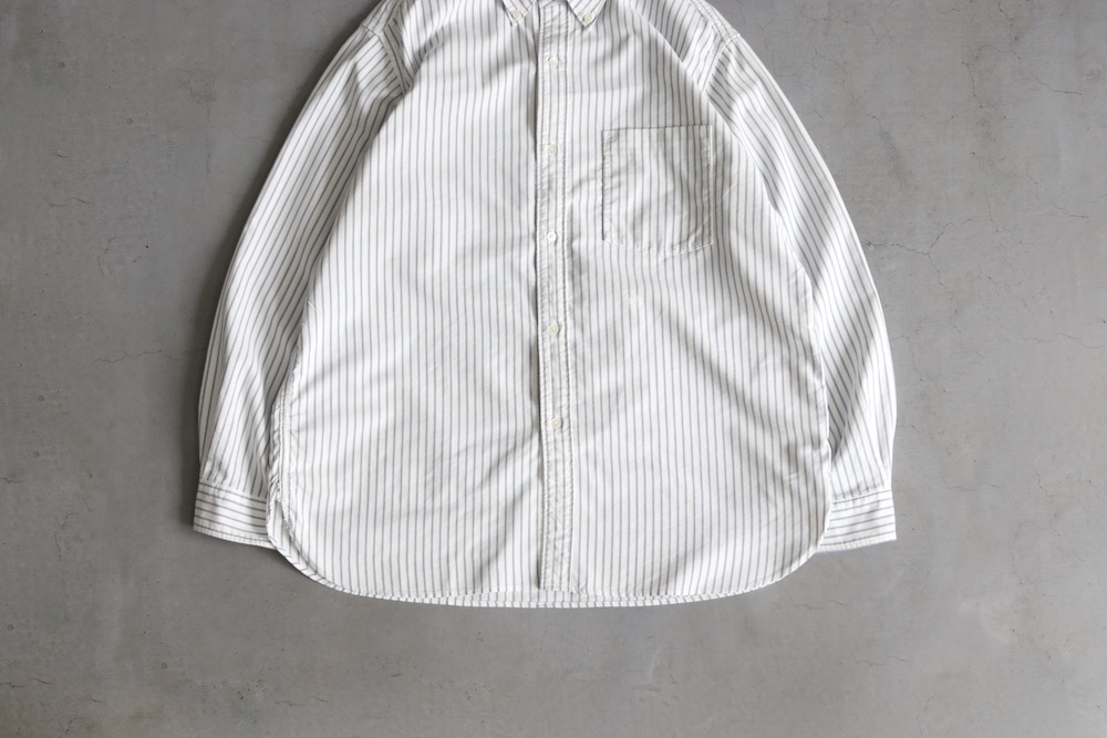 [10%OFF] nanamica(ʥʥߥ) "Button Down Stripe Wind Shirt"