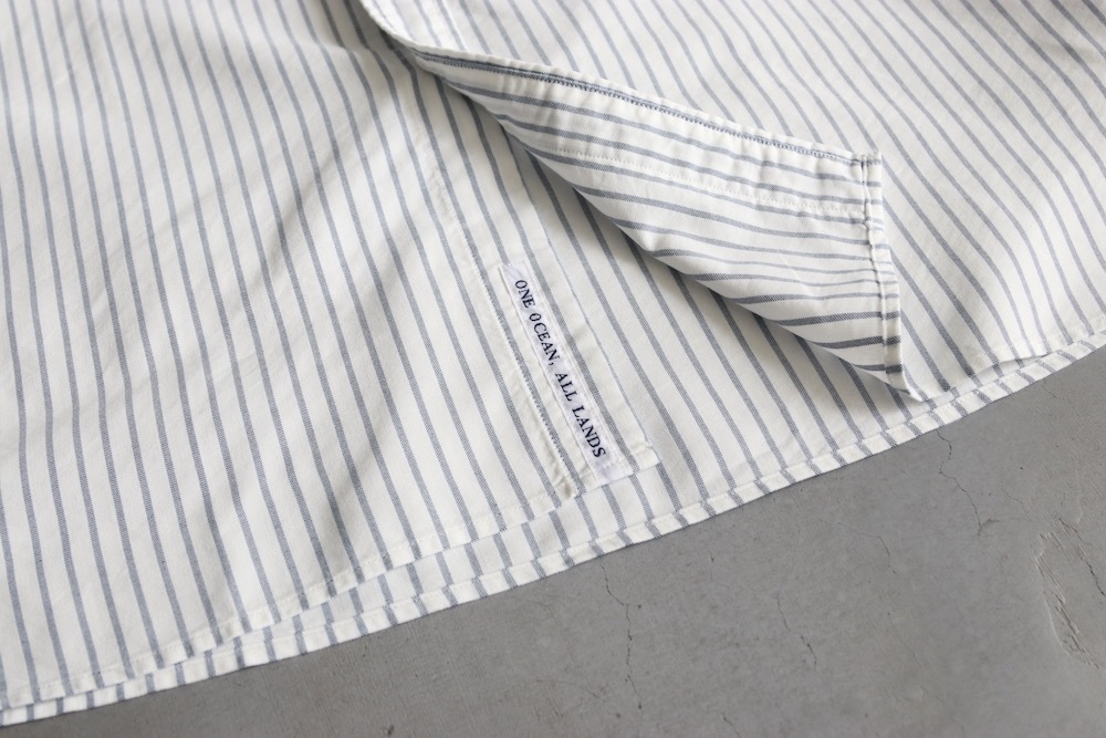 [10%OFF] nanamica(ʥʥߥ) "Button Down Stripe Wind Shirt"