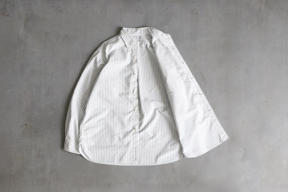 [10%OFF] nanamica(ʥʥߥ) "Button Down Stripe Wind Shirt"