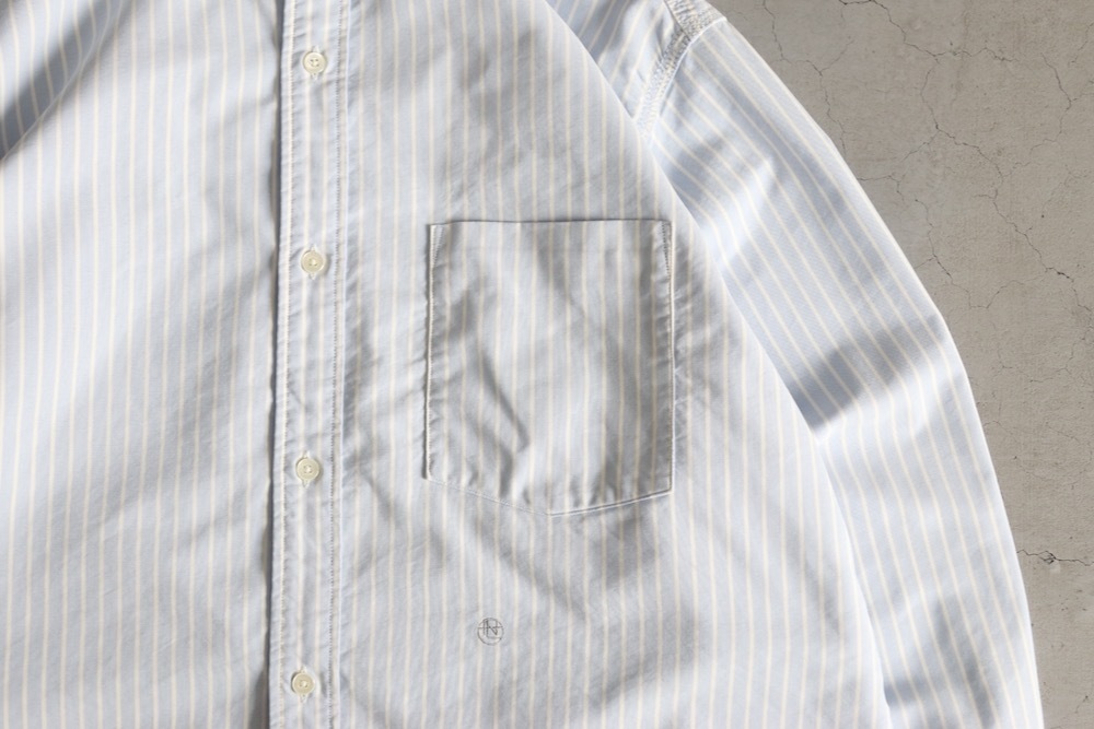 [10%OFF] nanamica(ʥʥߥ) "Button Down Stripe Wind Shirt"