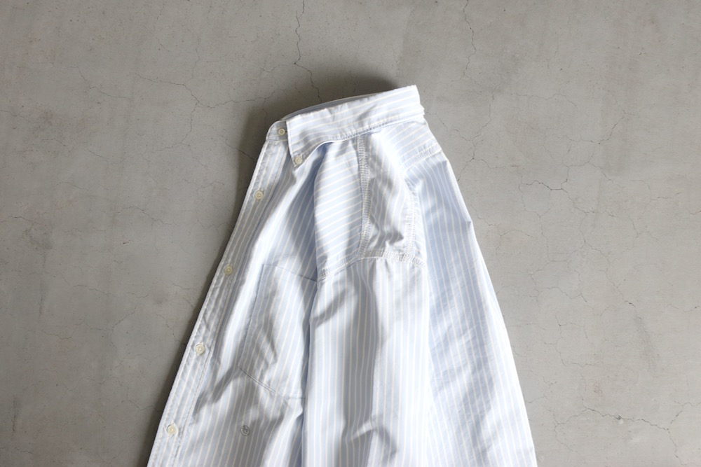[10%OFF] nanamica(ʥʥߥ) "Button Down Stripe Wind Shirt"