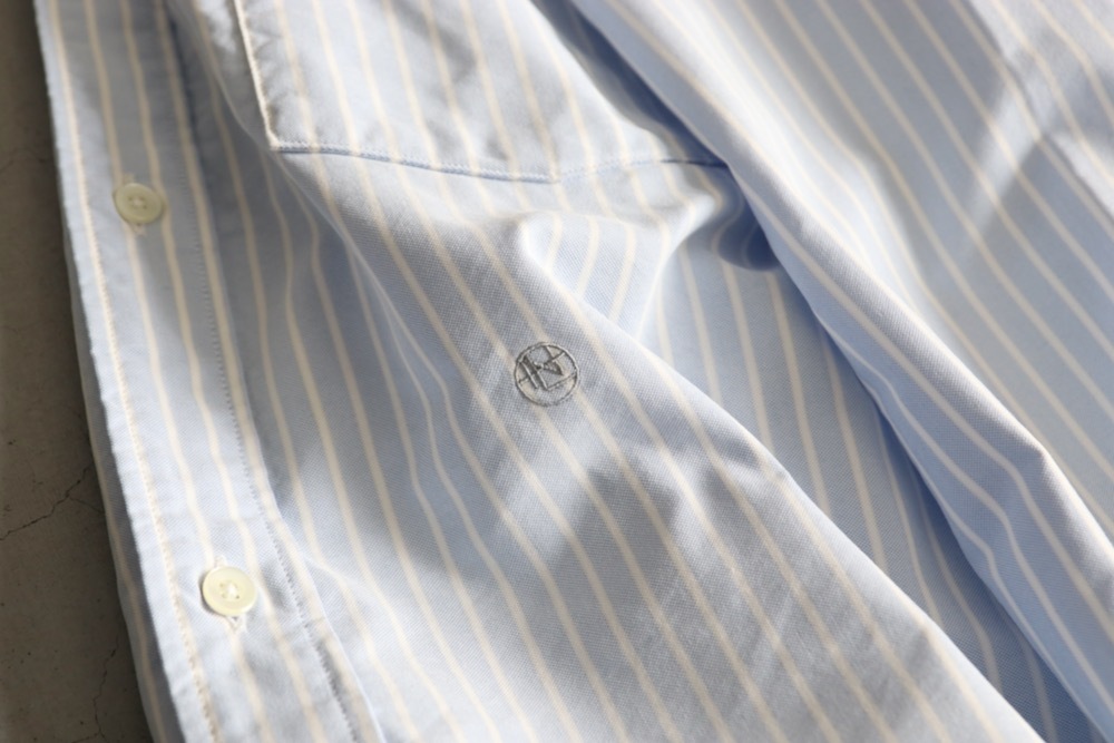[10%OFF] nanamica(ʥʥߥ) "Button Down Stripe Wind Shirt"