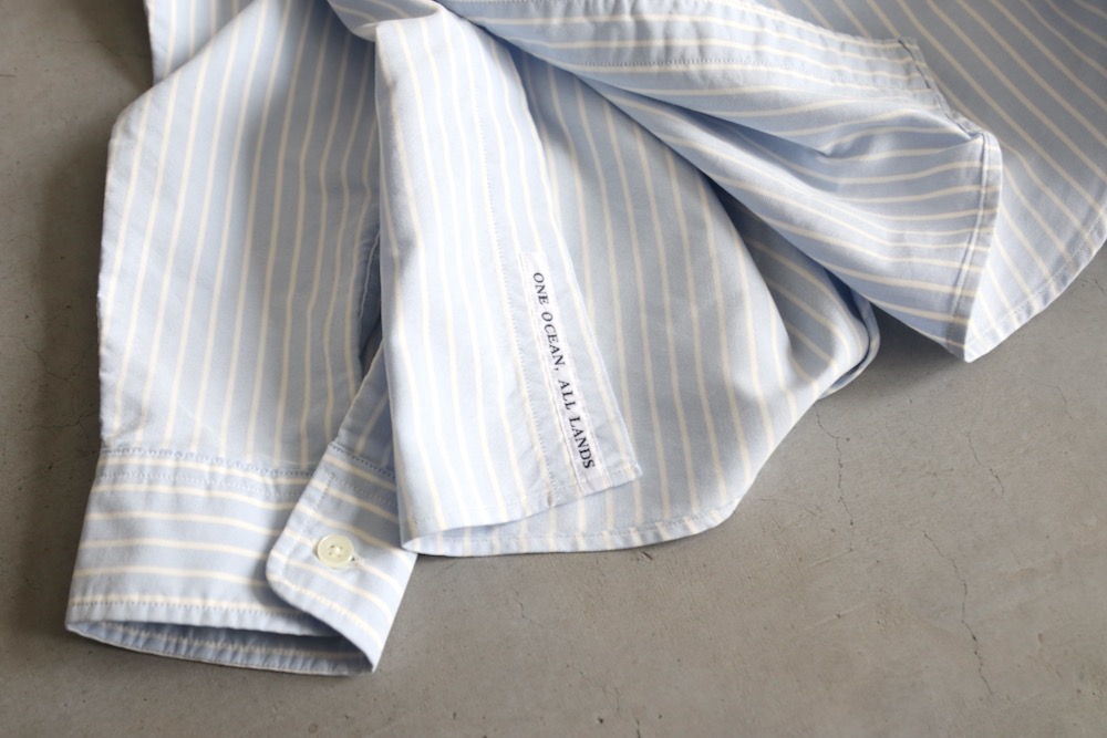 [10%OFF] nanamica(ʥʥߥ) "Button Down Stripe Wind Shirt"