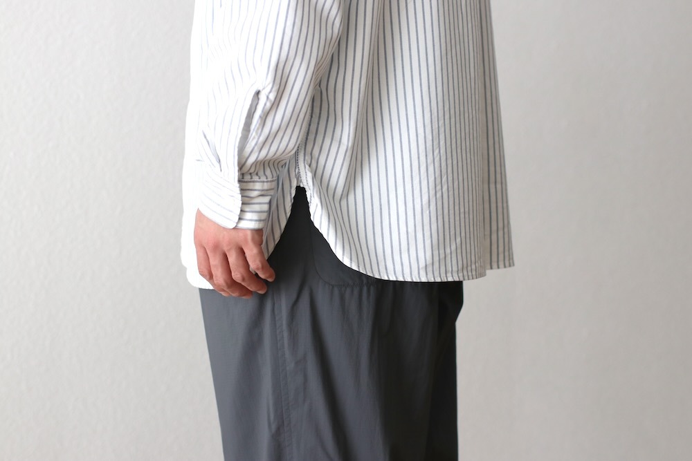 [10%OFF] nanamica(ʥʥߥ) "Button Down Stripe Wind Shirt"