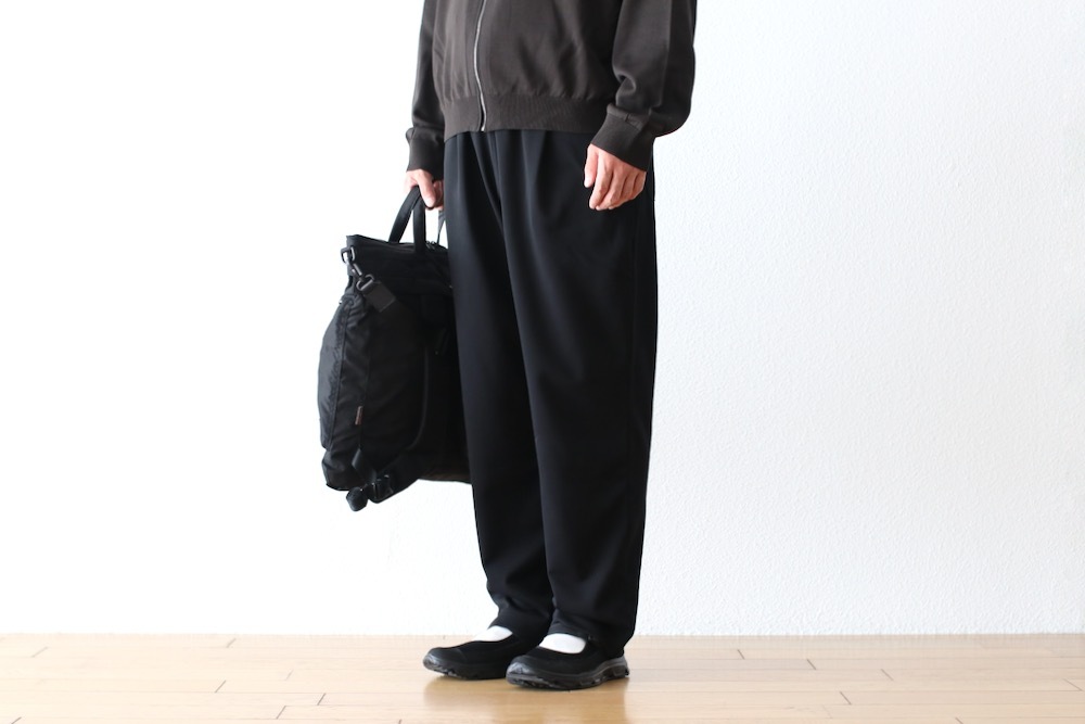 パンツ VAINL ARCHIVE CALF - black VAS23F005 S VAINL ARCHIVE CALF - black VAS23F005 S スラックス
