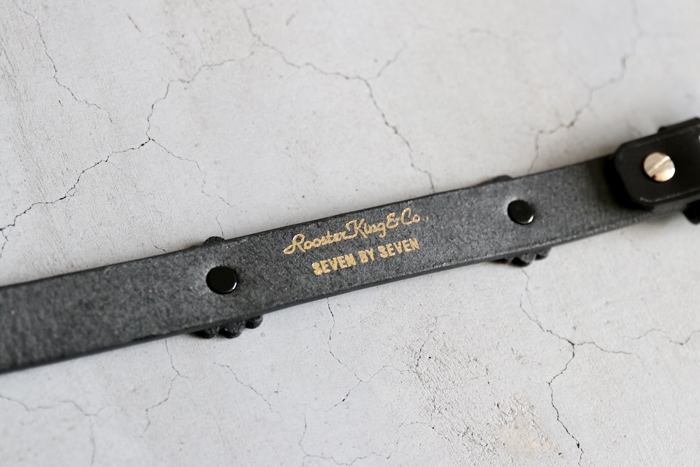 ��limited��SEVEN BY SEVEN �� Rooster King & Co., (���֥�Х����֥� �� �롼���������� ����� ����ѥˡ�) "LEATHER FLOWER CONCHO BELT"