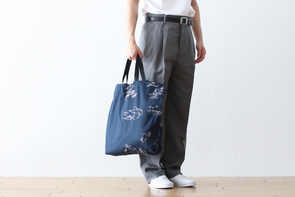 Engineered Garments (󥸥˥ɥ) "CARRY ALL TOTE REVERSIBLE - ANIMAL PRINT 6.5OZ FLAT TWILL"