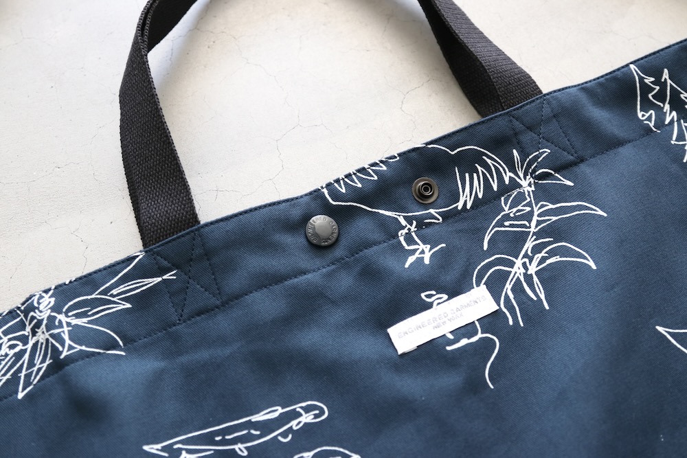 Engineered Garments (󥸥˥ɥ) "CARRY ALL TOTE REVERSIBLE - ANIMAL PRINT 6.5OZ FLAT TWILL"