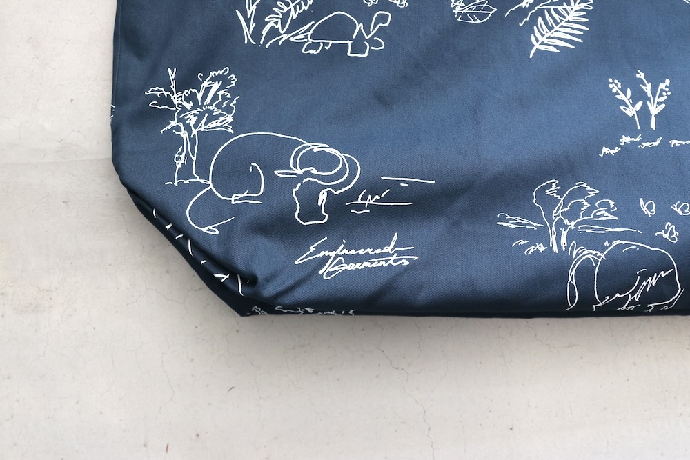 Engineered Garments (󥸥˥ɥ) "CARRY ALL TOTE REVERSIBLE - ANIMAL PRINT 6.5OZ FLAT TWILL"