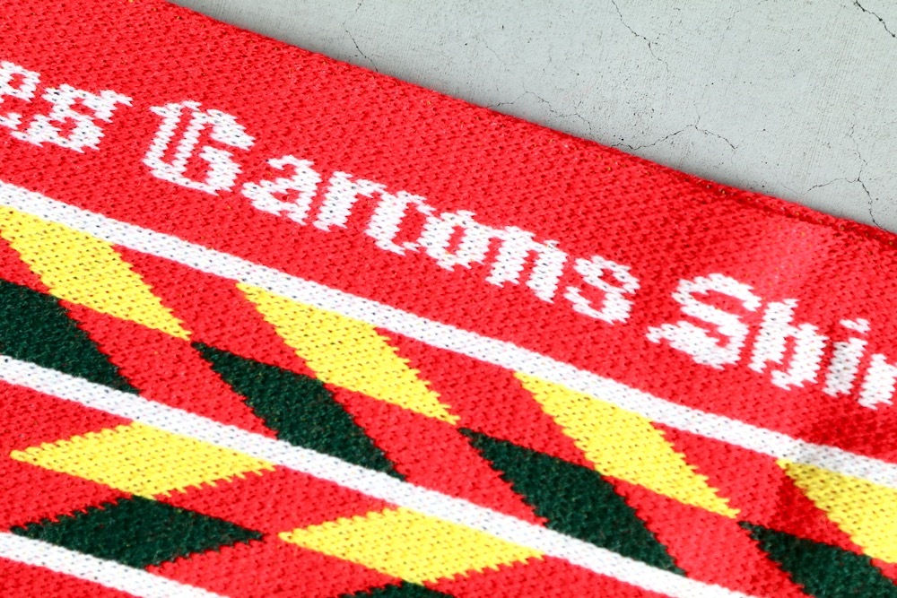 COMME des GARCONS SHIRT(  륽 ) "knitted jacquard acrylic football scarves"