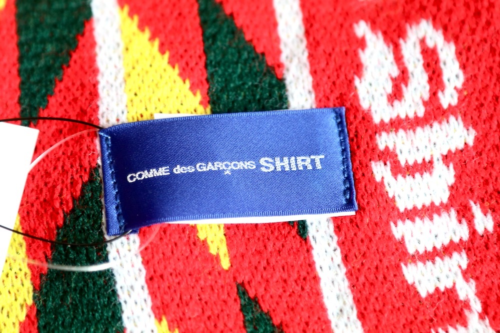 COMME des GARCONS SHIRT(  륽 ) "knitted jacquard acrylic football scarves"