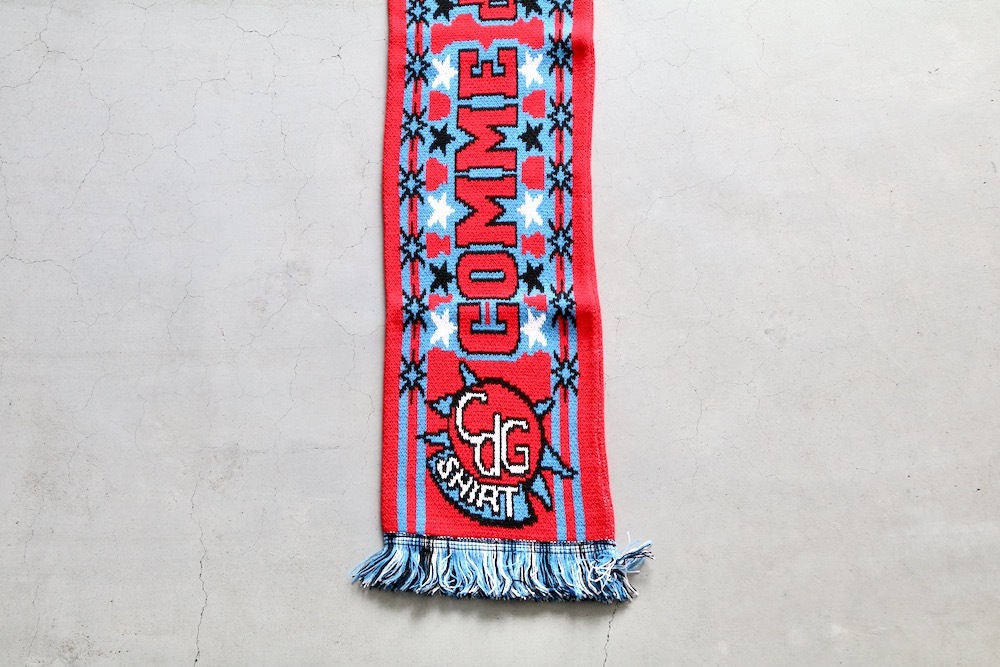 COMME des GARCONS SHIRT(  륽 ) "knitted jacquard acrylic football scarves"