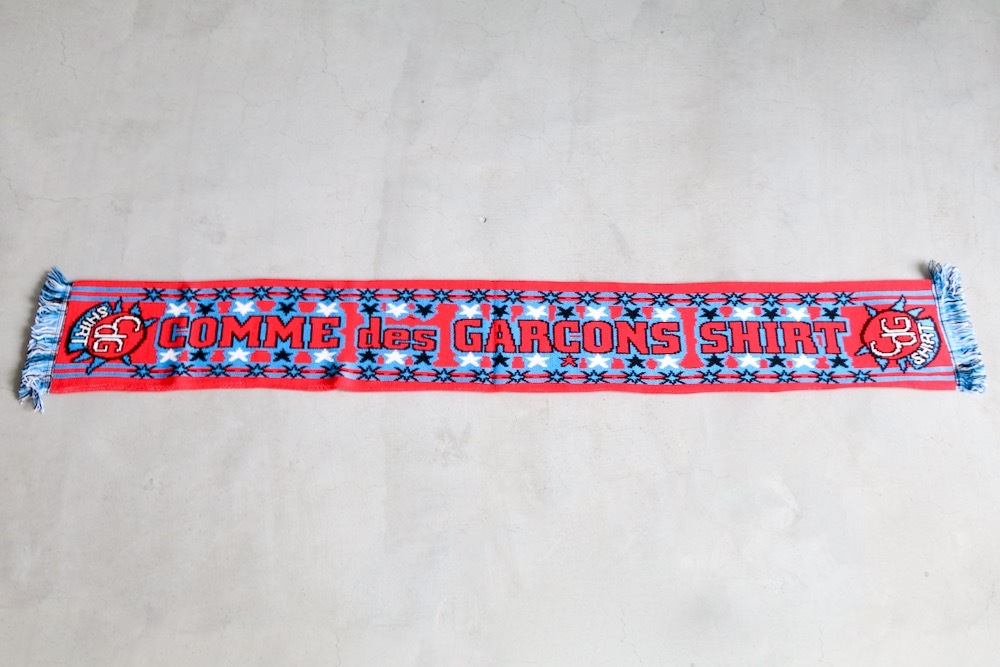 COMME des GARCONS SHIRT(  륽 ) "knitted jacquard acrylic football scarves"