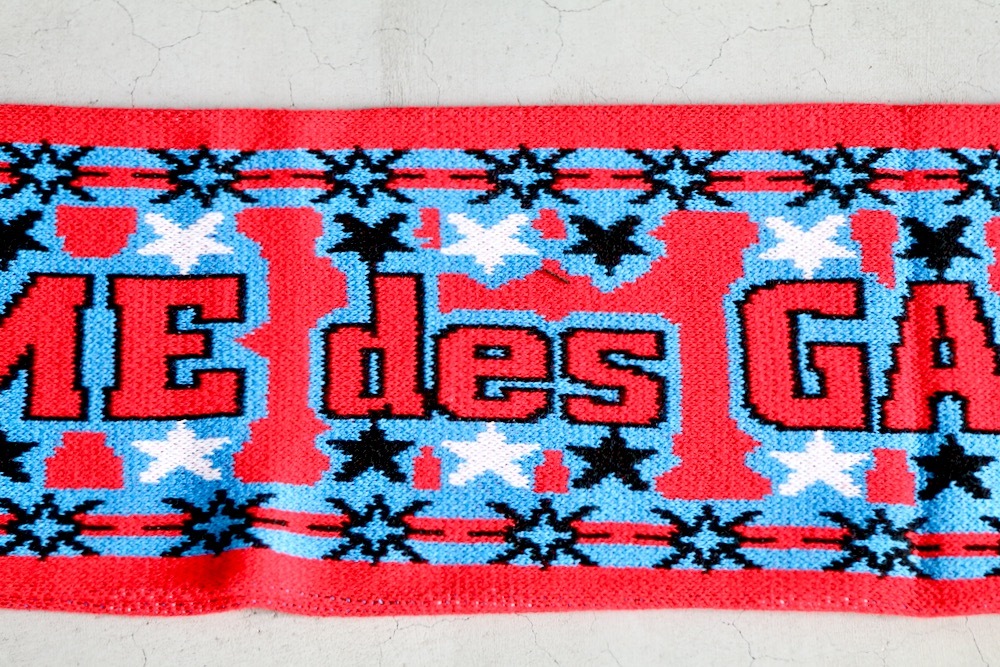 COMME des GARCONS SHIRT(  륽 ) "knitted jacquard acrylic football scarves"
