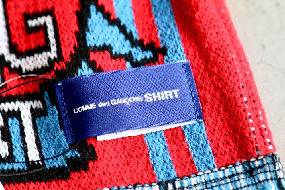 COMME des GARCONS SHIRT(  륽 ) "knitted jacquard acrylic football scarves"